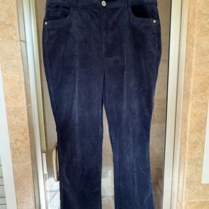 J. Jill Navy Straight Leg Pants